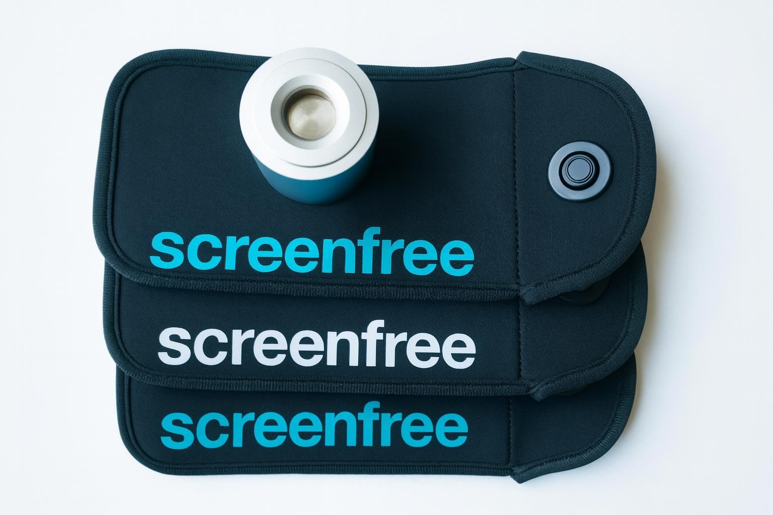 screenfree lockable phone pouches and unlocking magnet for schools